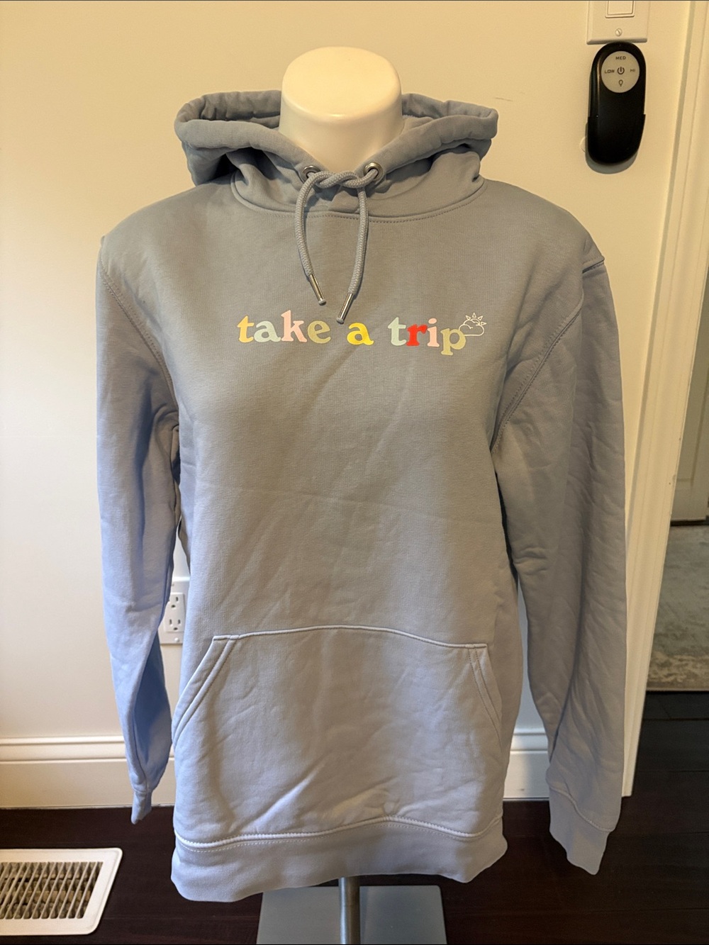 Take a Trip Light Blue Pullover Hoodie